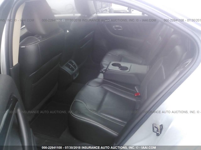 1FAHP2FW6AG136492 - 2010 FORD TAURUS LIMITED 银色 照片 8