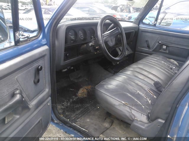 1B7GE16X0PS258608 - 1993 DODGE D-SERIES D150 BLUE photo 5