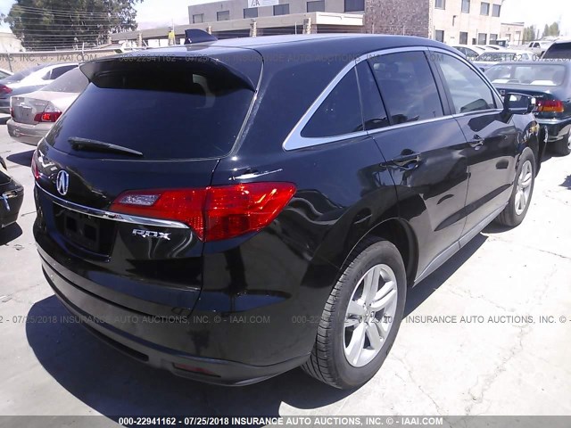 5J8TB3H36DL001621 - 2013 ACURA RDX BLACK photo 4