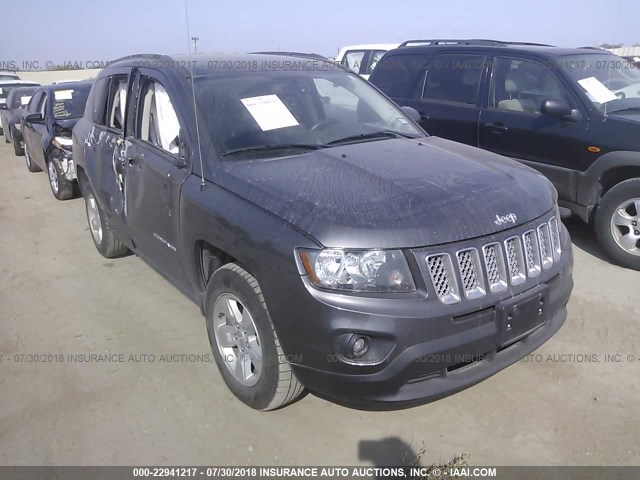 1C4NJCEA1HD116544 - 2017 JEEP COMPASS LATITUDE 灰色 照片 1