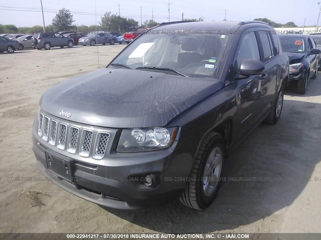 1C4NJCEA1HD116544 - 2017 JEEP COMPASS LATITUDE 灰色 照片 2