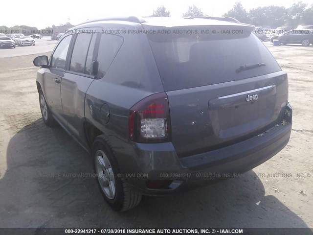 1C4NJCEA1HD116544 - 2017 JEEP COMPASS LATITUDE 灰色 照片 3
