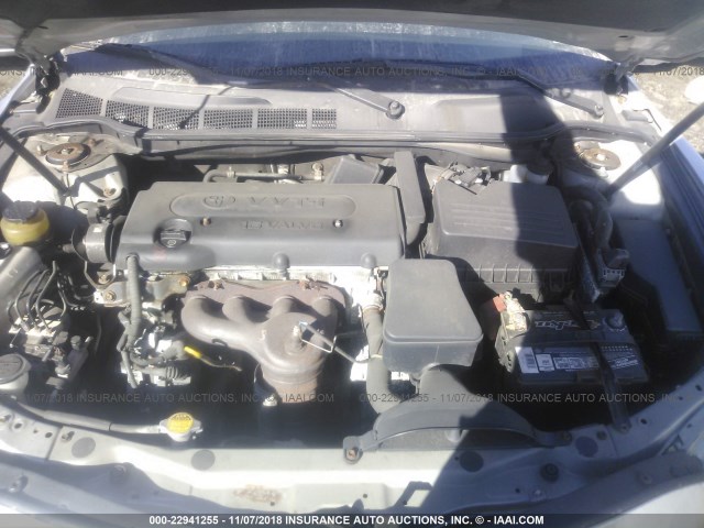 4T1BE46K47U650622 - 2007 TOYOTA CAMRY NEW GENERAT CE/LE/XLE/SE SILVER photo 10