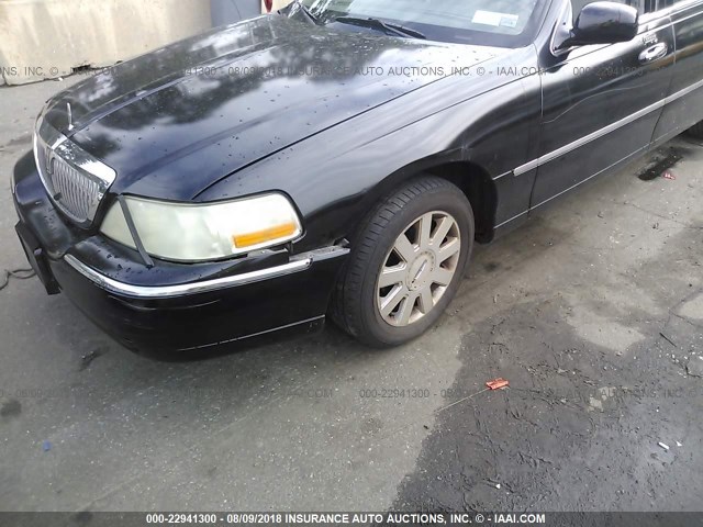 1LNHM84W96Y609436 - 2006 LINCOLN TOWN CAR EXECUTIVE L BLACK photo 6