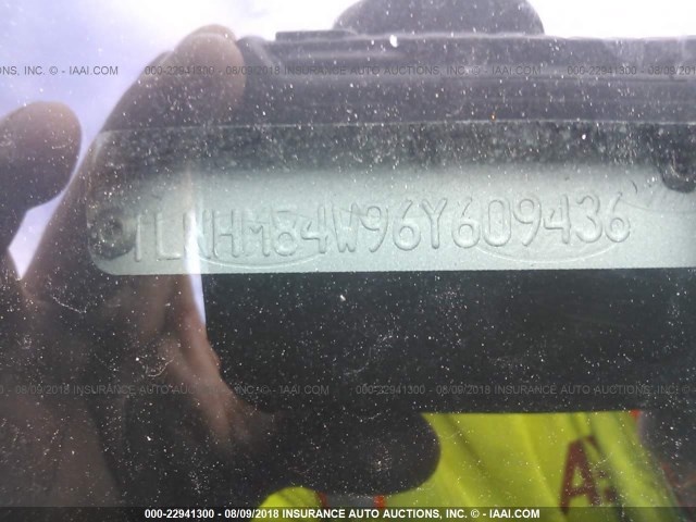 1LNHM84W96Y609436 - 2006 LINCOLN TOWN CAR EXECUTIVE L BLACK photo 9