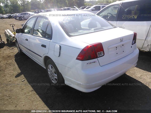 2HGES16374H603358 - 2004 HONDA CIVIC DX VP Ağ foto 3