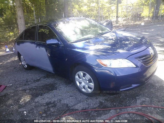 4T1BE46K49U300975 - 2009 TOYOTA CAMRY SE/LE/XLE BLUE photo 1