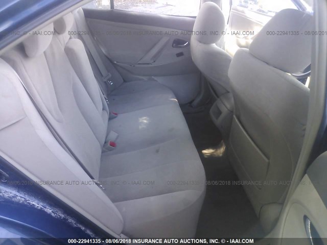 4T1BE46K49U300975 - 2009 TOYOTA CAMRY SE/LE/XLE BLUE photo 8