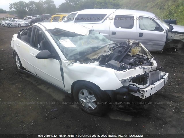 1G1ZT54835F224324 - 2005 CHEVROLET MALIBU LS თეთრი ფოტო 1