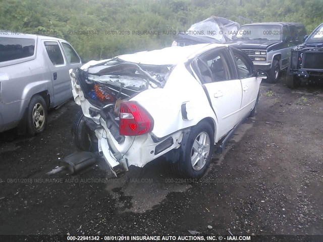 1G1ZT54835F224324 - 2005 CHEVROLET MALIBU LS თეთრი ფოტო 4