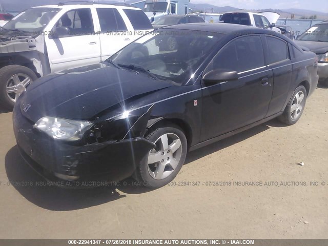 1G8AW15B76Z119150 - 2006 SATURN ION LEVEL 3 BLACK photo 2