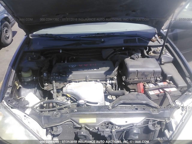 4T1BE32KX2U039325 - 2002 TOYOTA CAMRY LE/XLE/SE Qara foto 10
