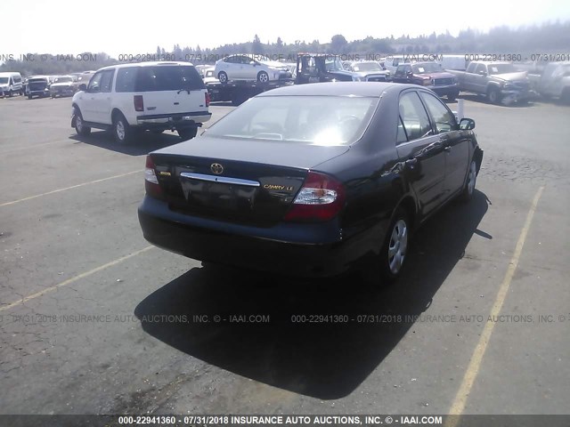 4T1BE32KX2U039325 - 2002 TOYOTA CAMRY LE/XLE/SE Qara foto 4