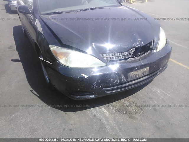 4T1BE32KX2U039325 - 2002 TOYOTA CAMRY LE/XLE/SE Qara foto 6