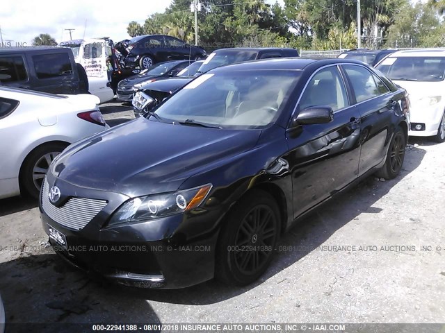 4T1BE46K48U746011 - 2008 TOYOTA CAMRY CE/LE/XLE/SE BLACK photo 2