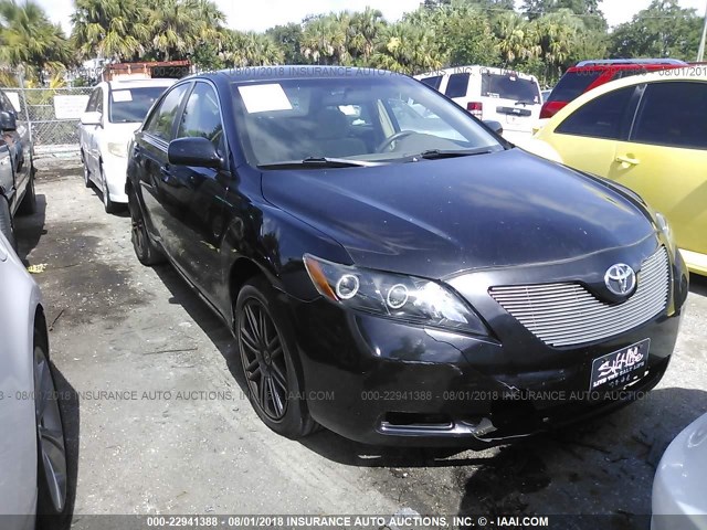 4T1BE46K48U746011 - 2008 TOYOTA CAMRY CE/LE/XLE/SE BLACK photo 6