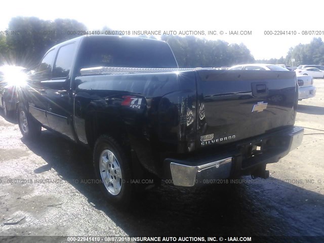 3GCEK13J48G276702 - 2008 CHEVROLET SILVERADO K1500 BLACK photo 3