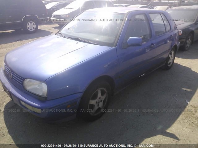 3VWKB81H9WM140606 - 1998 VOLKSWAGEN GOLF K2 BLUE photo 6