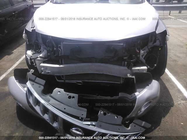 JN8AZ1MW2AW130749 - 2010 NISSAN MURANO S/SL/LE SILVER photo 6