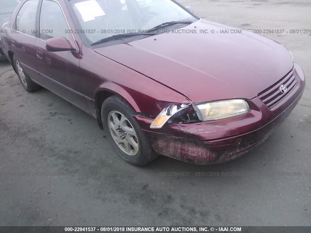 JT2BF28K6X0160279 - 1999 TOYOTA CAMRY LE/XLE MAROON photo 6