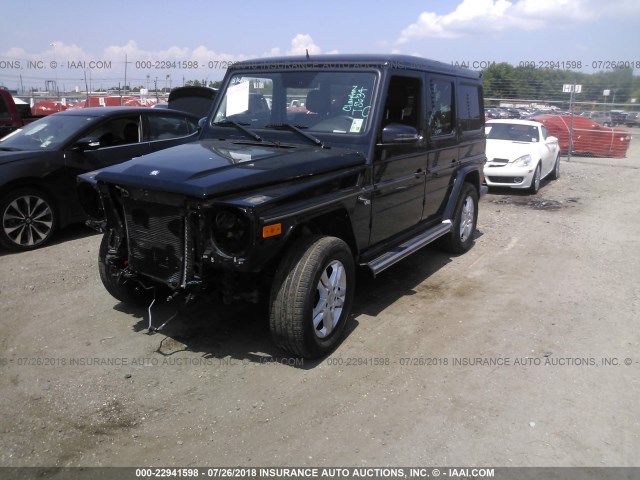 WDCYC3HFXBX188339 - 2011 MERCEDES-BENZ G 550 BLACK photo 2