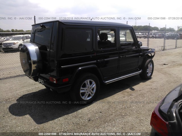 WDCYC3HFXBX188339 - 2011 MERCEDES-BENZ G 550 BLACK photo 4