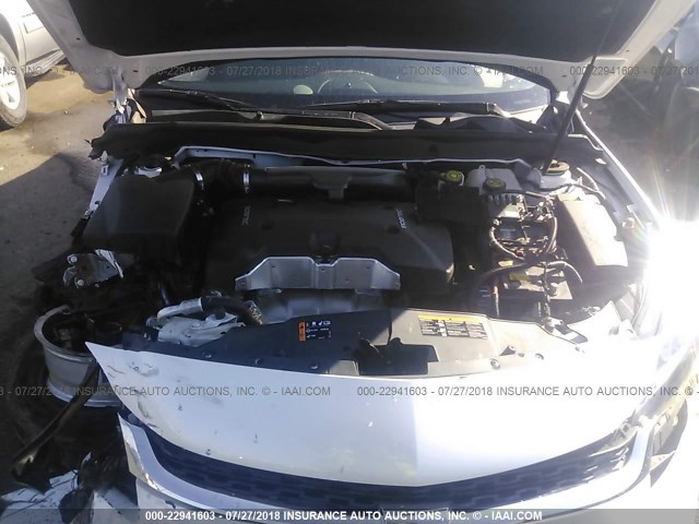 1G11C5SL2FF154207 - 2015 CHEVROLET MALIBU 1LT 白色 照片 10