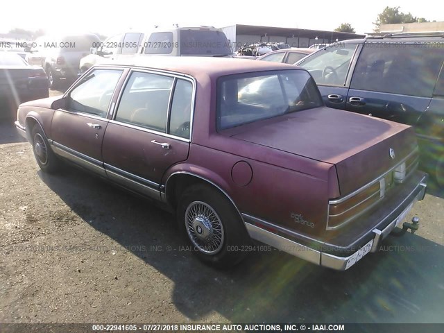 1G4CW54C0L1600959 - 1990 BUICK ELECTRA PARK AVENUE RED photo 3