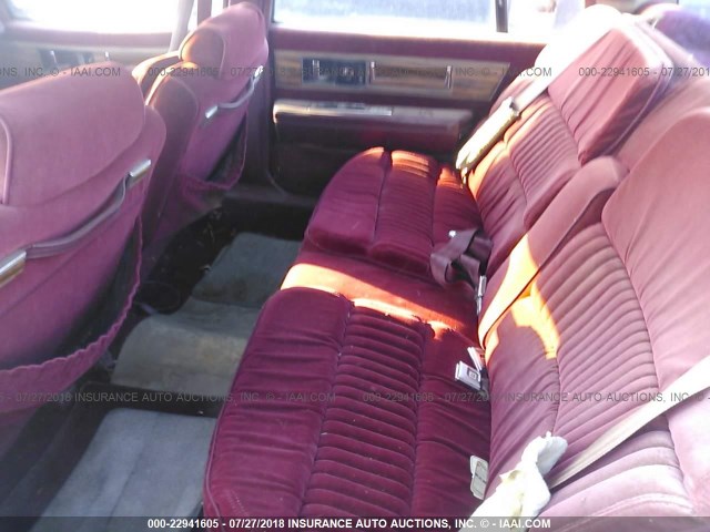 1G4CW54C0L1600959 - 1990 BUICK ELECTRA PARK AVENUE RED photo 8