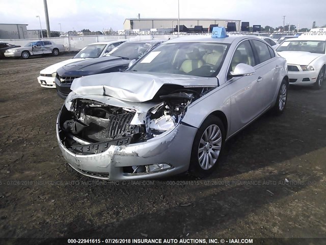 2G4GR5EK9C9148780 - 2012 BUICK REGAL 银色 照片 2