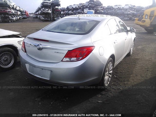2G4GR5EK9C9148780 - 2012 BUICK REGAL 银色 照片 4