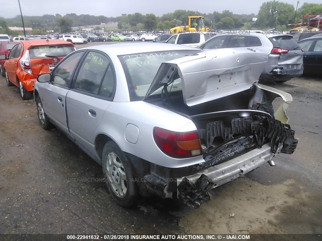 1G8ZF52852Z256097 - 2002 SATURN SL SILVER photo 3