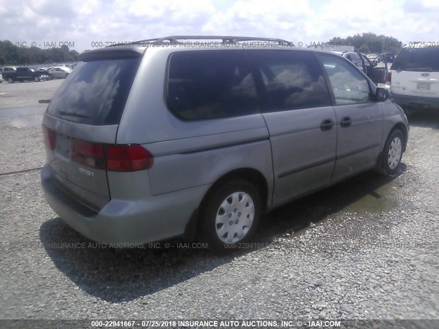 2HKRL1857XH526028 - 1999 HONDA ODYSSEY LX GRAY photo 4