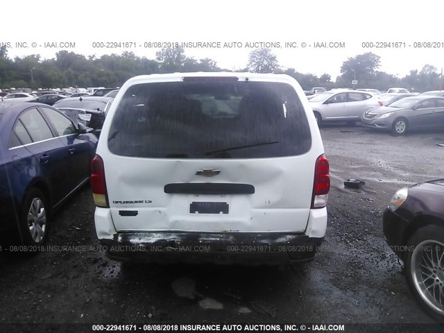 1GNDV23L06D151644 - 2006 CHEVROLET UPLANDER LS WHITE photo 6