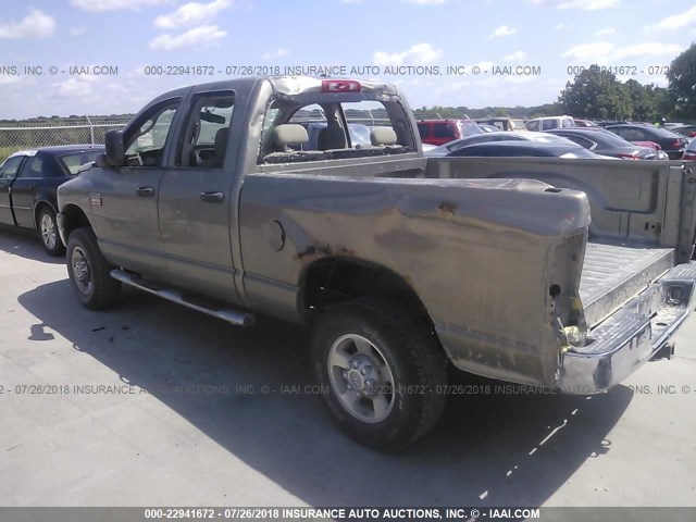 3D7KS28D08G162567 - 2008 DODGE RAM 2500 ST/SLT 金色 照片 3
