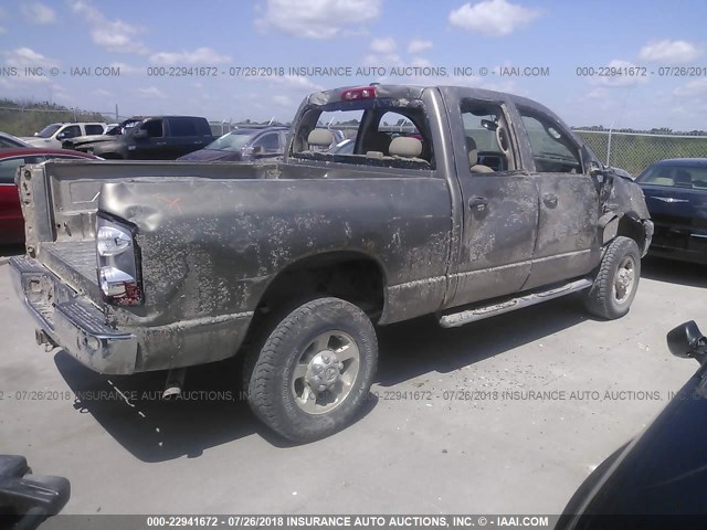 3D7KS28D08G162567 - 2008 DODGE RAM 2500 ST/SLT 金色 照片 4