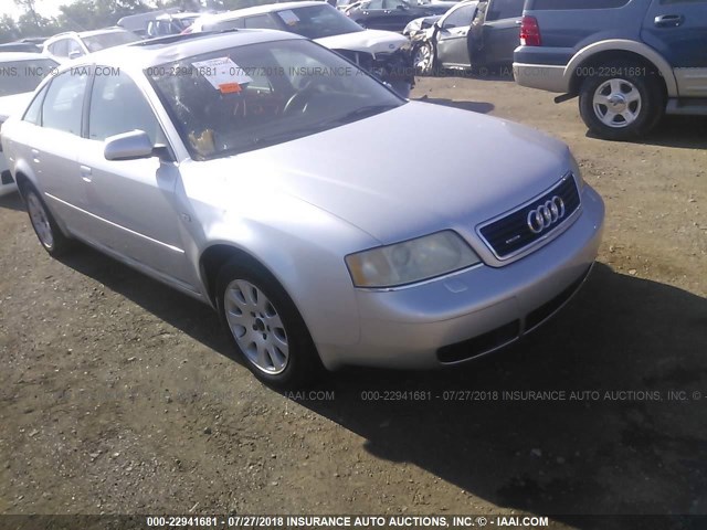 WAUEH64B41N092194 - 2001 AUDI A6 2.8 QUATTRO SILVER photo 1