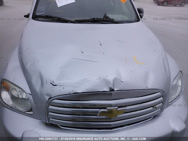 3GNBAAFW5BS605075 - 2011 CHEVROLET HHR LS SILVER photo 10