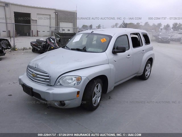 3GNBAAFW5BS605075 - 2011 CHEVROLET HHR LS SILVER photo 2