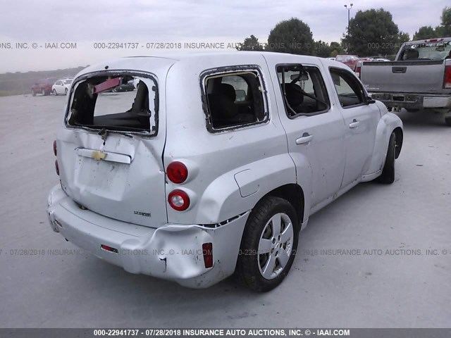 3GNBAAFW5BS605075 - 2011 CHEVROLET HHR LS SILVER photo 4