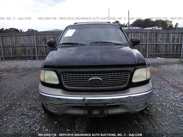 1FMEU17L02LA39782 - 2002 FORD EXPEDITION EDDIE BAUER BLACK photo 6