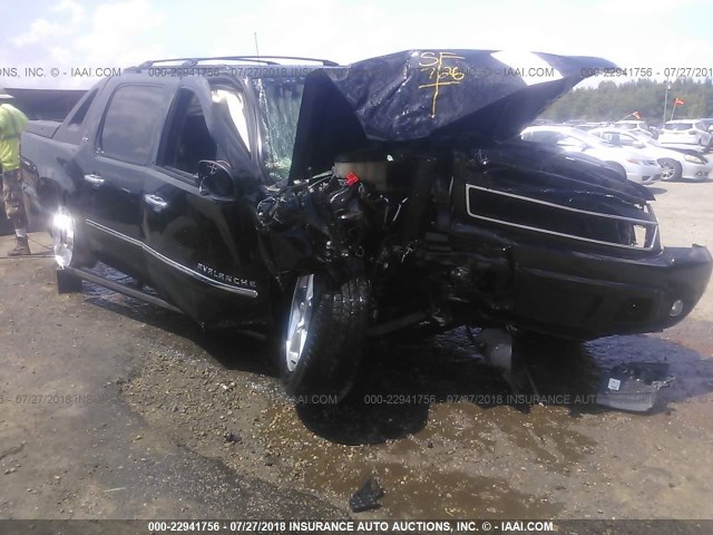 3GNVKGE07AG271157 - 2010 CHEVROLET AVALANCHE LTZ BLACK photo 1