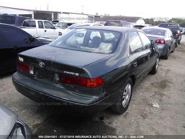 4T1BG22K8YU760742 - 2000 TOYOTA CAMRY CE/LE/XLE 绿色 照片 4