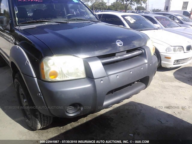 1N6ED27T03C421836 - 2003 NISSAN FRONTIER CREW CAB XE/CREW CAB SE BLACK photo 6