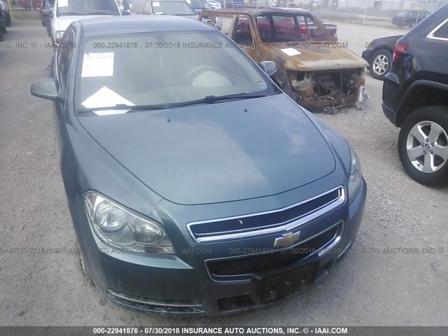 1G1ZH57B194102491 - 2009 CHEVROLET MALIBU 1LT BLUE photo 6