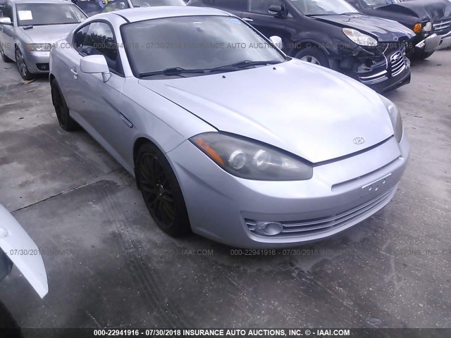 KMHHM66D07U246579 - 2007 HYUNDAI TIBURON GS GRAY photo 1