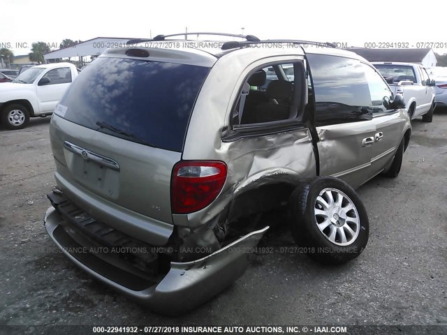 2C4GP74L22R762455 - 2002 CHRYSLER TOWN & COUNTRY EX BEIGE photo 4