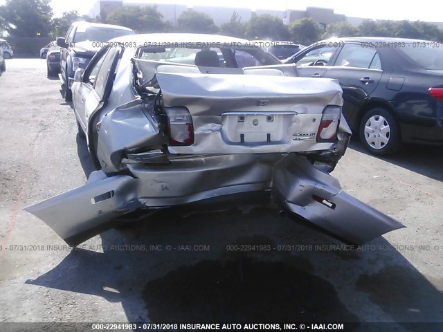 1HGCD5689TA091071 - 1996 HONDA ACCORD DX 25TH ANNIVERSARY SILVER photo 6