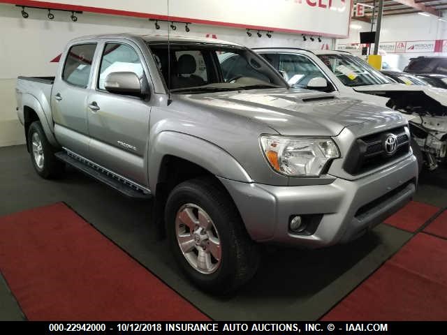 3TMJU4GN0FM190292 - 2015 TOYOTA TACOMA DOUBLE CAB PRERUNNER SILVER photo 1