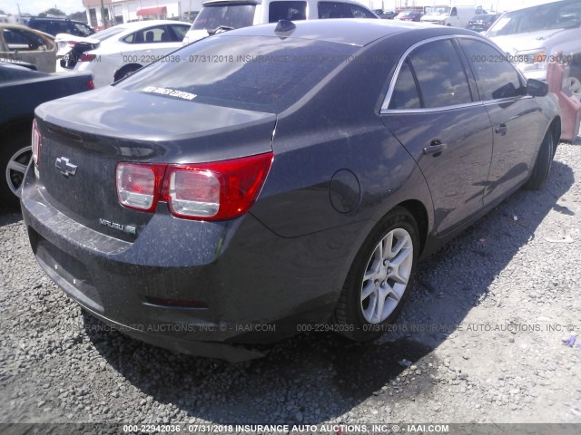 1G11D5RR1DF116861 - 2013 CHEVROLET MALIBU 1LT 灰色 照片 4